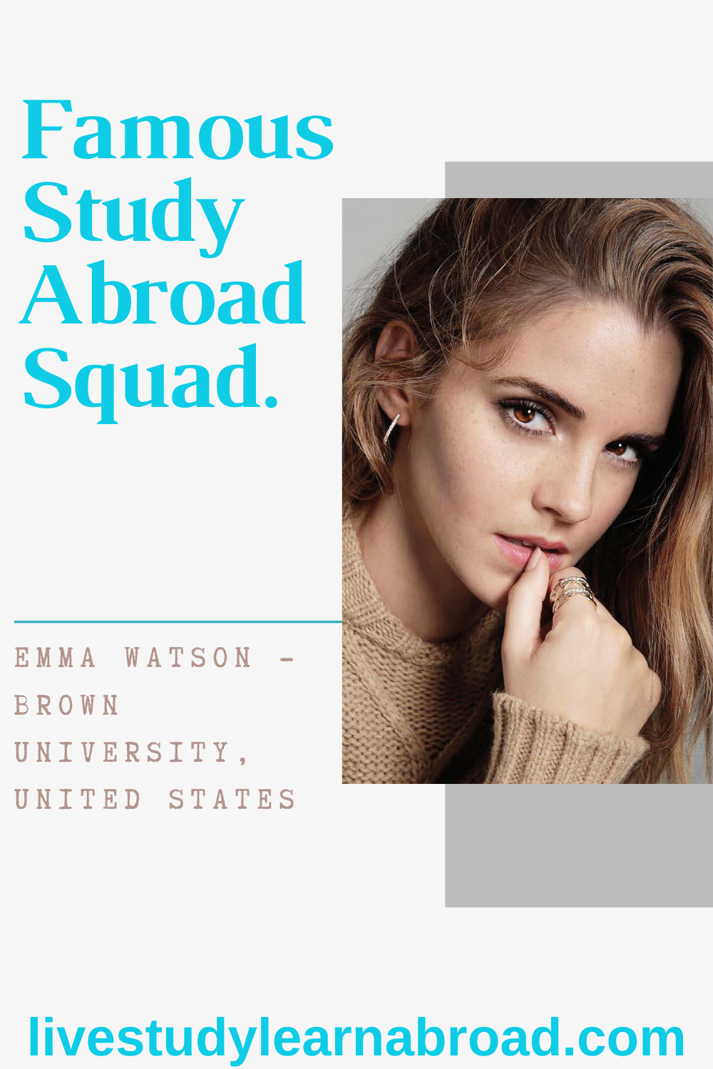 Emma Watson Study Abroad